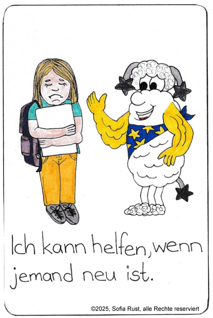 Ich kann helfen, wenn jemand neu ist